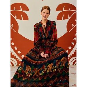 FARM Rio Macaw Ballet Ainika Maxi Dress